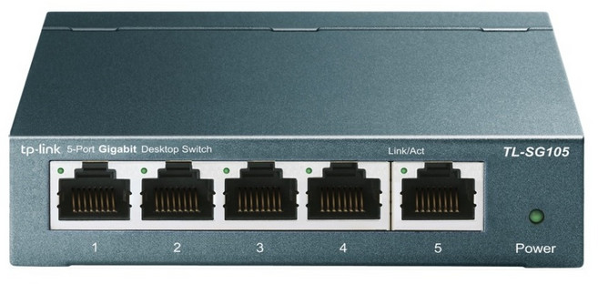 tp-link Gigabit交換器 5埠, 1個, TL-SG105