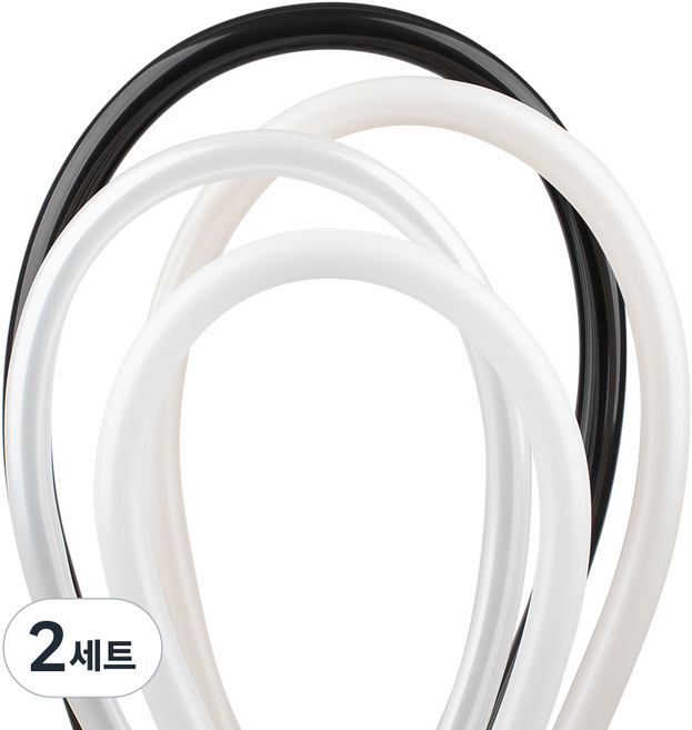 셈퍼텍스 요술풍선 160S 40p 세트, 화이트, 펄화이트, 파스텔더스크크림, 블랙(랜덤발송), 2세트