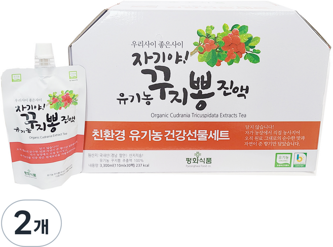 평화식품 유기농 꾸지뽕 진액, 110ml, 60개