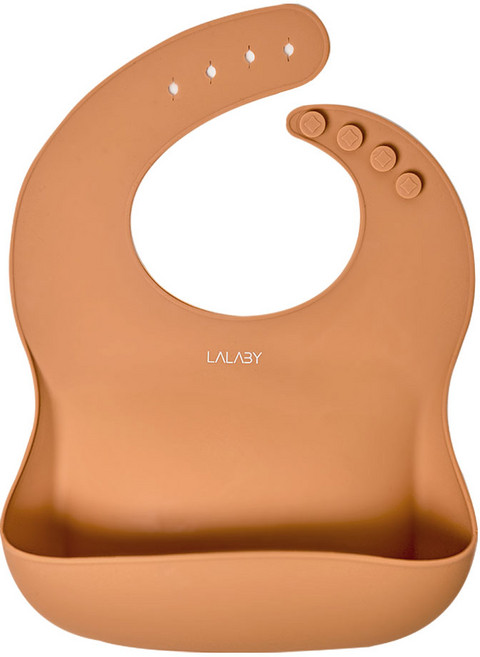 랄라비 실리콘 턱받이, Yellow, 1개입, 1개