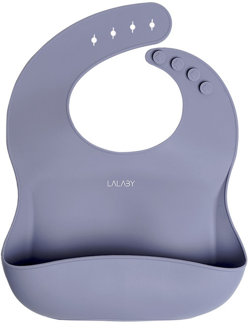 랄라비 실리콘 턱받이, Lavender, 1개입, 1개