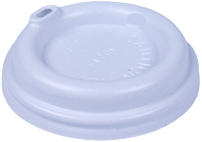 10온스 13온스 타공 흰색 컵뚜껑, 머그리드형, 100개입, 1개