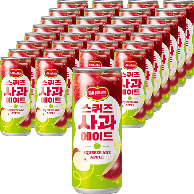 델몬트 스퀴즈 사과 에이드, 240ml, 120개