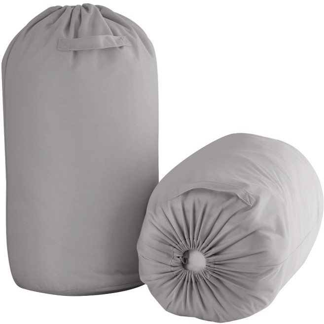 네이쳐리빙 반전매력 정리가 편한 방수 이불정리함, 2개입, 1세트, 그레이