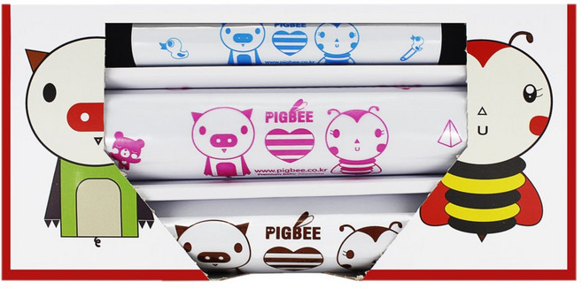 PIGBEE 夾鏈袋3款組, 60入, 1盒