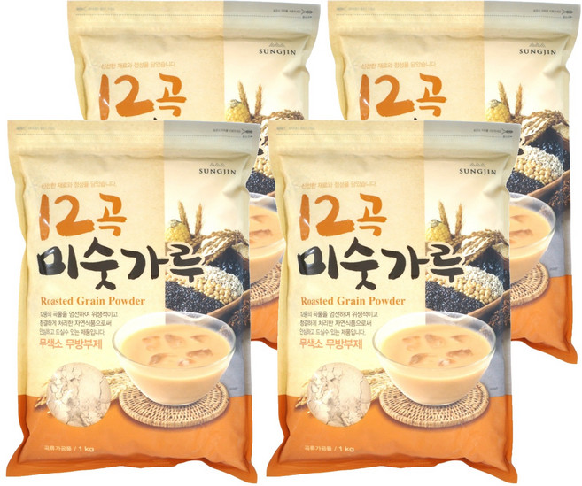 성진 12곡 미숫가루, 4개, 1kg