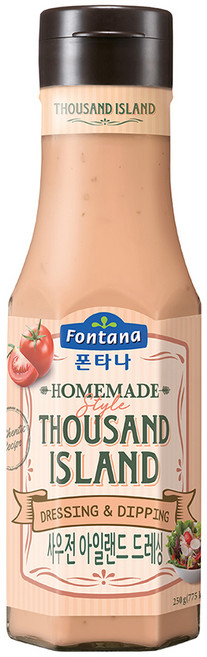 폰타나 사우전 아일랜드 드레싱, 250g, 1개