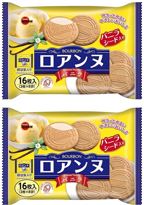 부르본 바닐라향 로안느 샌드, 113g, 2개 - 쿠팡