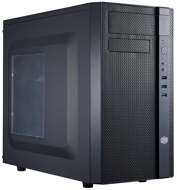 COOLER MASTER 酷碼 電腦機殼 Micro 黑色, CM N200, 1個