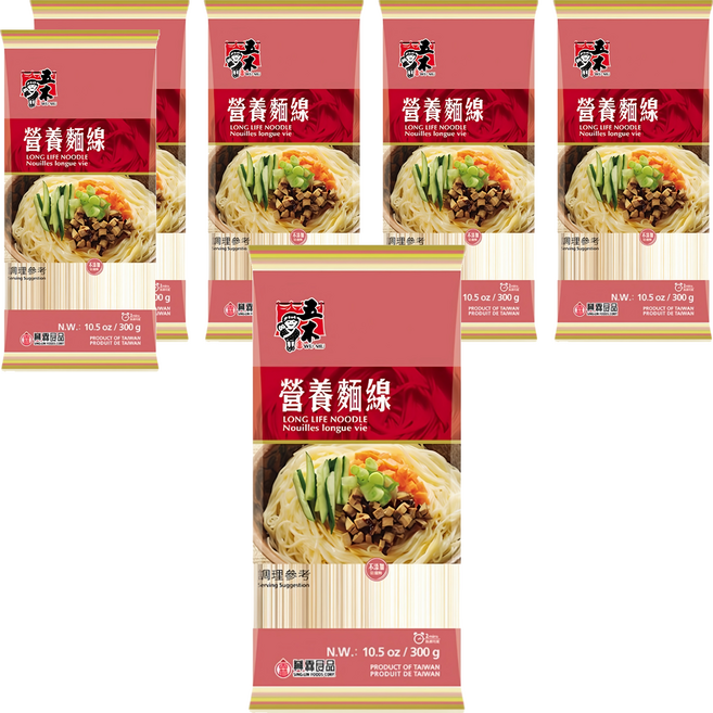 五木 營養麵線, 300g, 6包