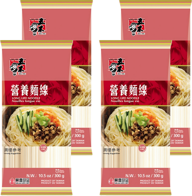五木 營養麵線, 300g, 4包
