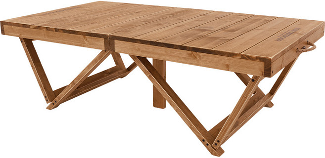 카즈미 네이처 우드 그라운드 캠핑 테이블, 혼합색상