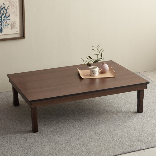 조은세상 네이처 엔틱 국내제작 1200 직 교자상 밥상, 브라운