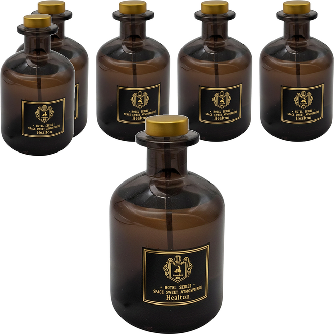 LONGFINE 朗氛 SC優選 植物精油 無火香薰精油套裝, 萬豪 飯店香型, 200ml, 6個