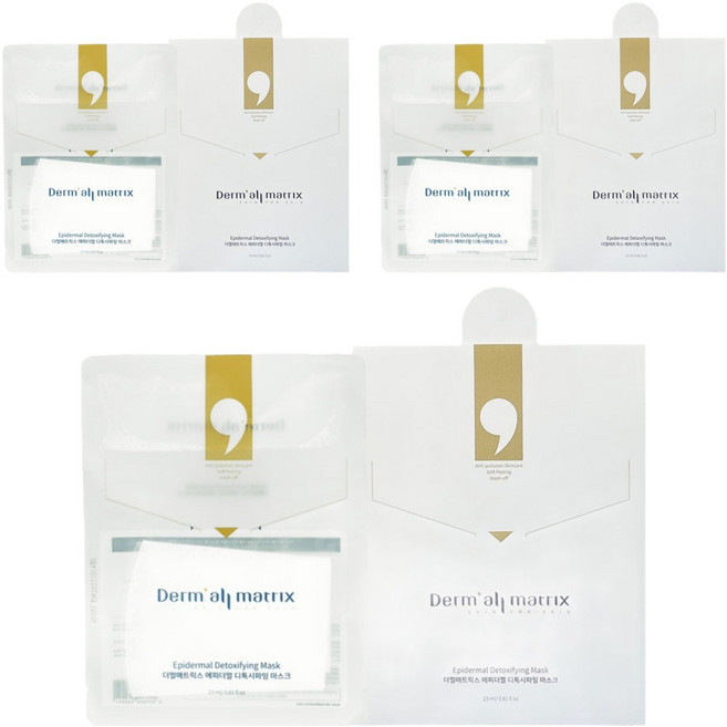 더멀매트릭스 에피더멀 디톡시파잉 마스크 23ml, 1개입, 3개