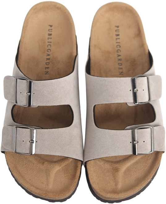 PUBLIC GARDEN 男士皮革涼鞋 RM900, 淺褐色的, 270