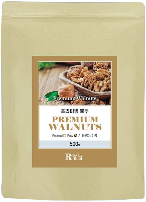 로얄푸드 프리미엄 햇호두, 500g, 1개