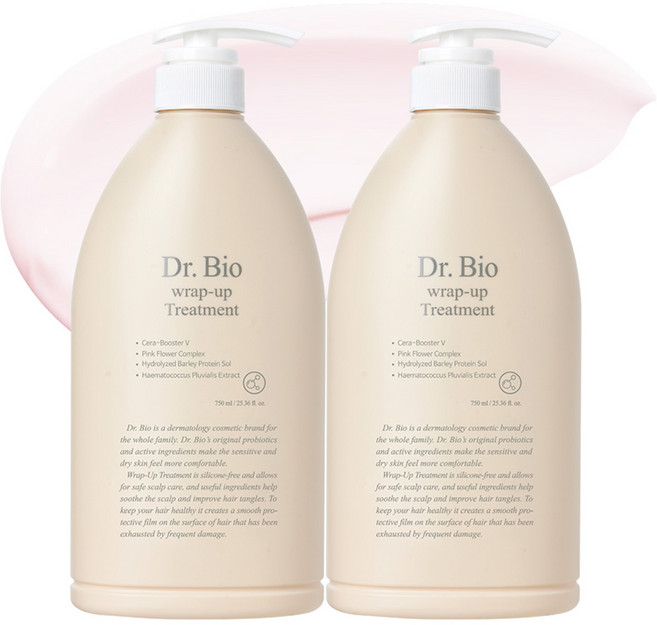 Dr.Bio 拉提修護髮膜 嬰兒香草香, 750ml, 2個