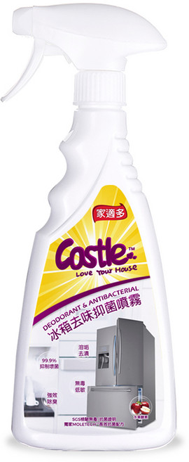 Castle 家適多 冰箱去味防護噴霧, 500ml, 1瓶