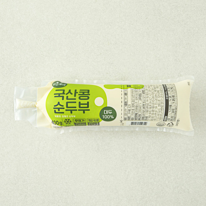 맑은물에 참좋은 순두부, 400g, 1개