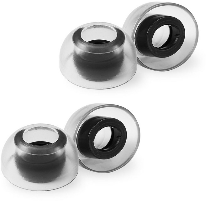 아즈라 크리스탈 버즈 프로 이어팁 4p, Clear Gray, 1세트