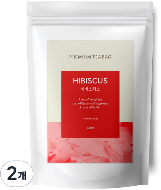 유리아 히비스커스 삼각티백, 1.2g, 30개입, 2개