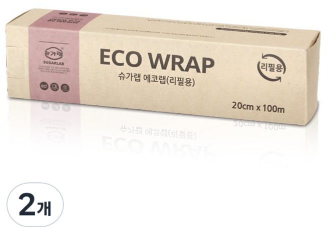 슈가랩 에코랩 리필용, 100m, 2개