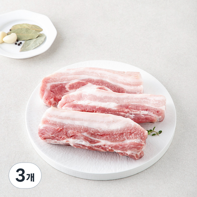 곰곰 한돈 오겹살 수육용 (냉장), 3개, 1kg