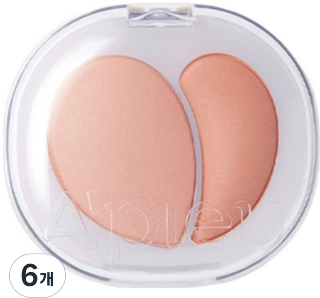 어퓨 무드 블렌딩 젤리 치크밤 6g, 03 로지누디밤, 6개