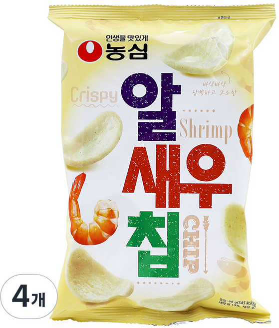 알새우칩, 68g, 4개