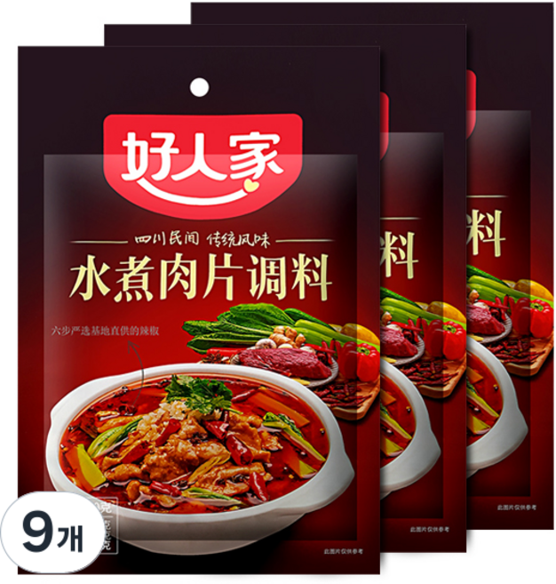 호인가 쉐이주육편 소스, 100g, 9개