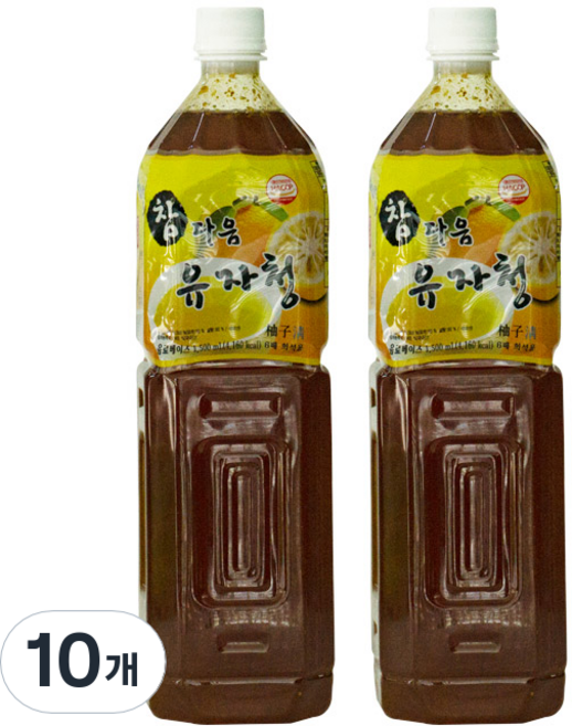 파낙스 참다음 유자청, 1.5L, 10개
