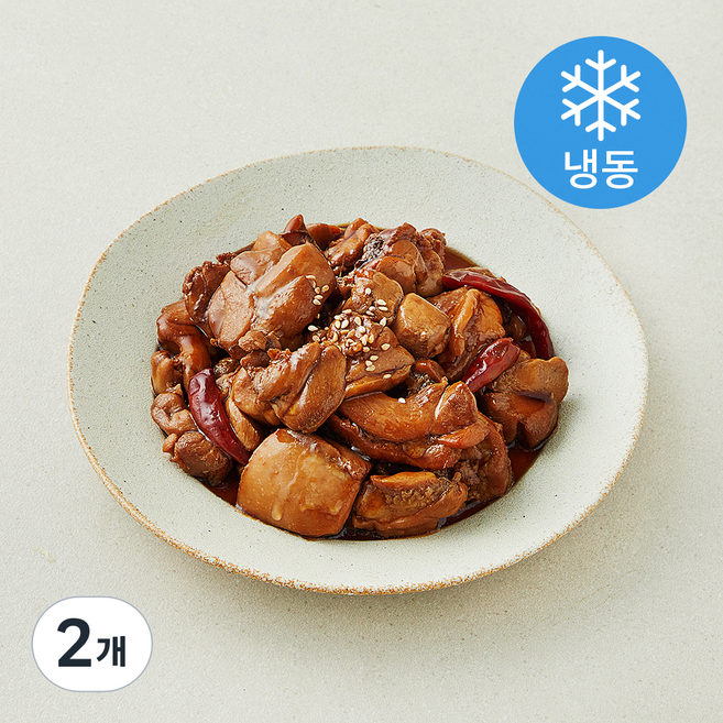 요리락 저당 안동식 순살찜닭 (냉동), 2개, 500g