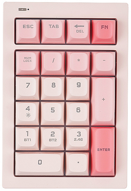지클릭커 오피스프로 사일런스M 무선 넘버 키패드, CORAL RC1, NK21, 제조사축