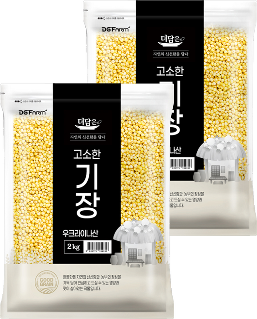 더담은 고소한 기장, 2kg, 2개