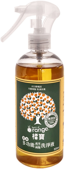 橘寶 濃縮多功能洗淨液, 1瓶, 300ml