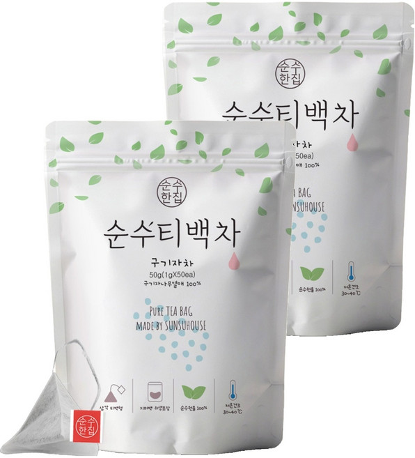 순수한집 구기자차 삼각티백, 1g, 50개입, 2개
