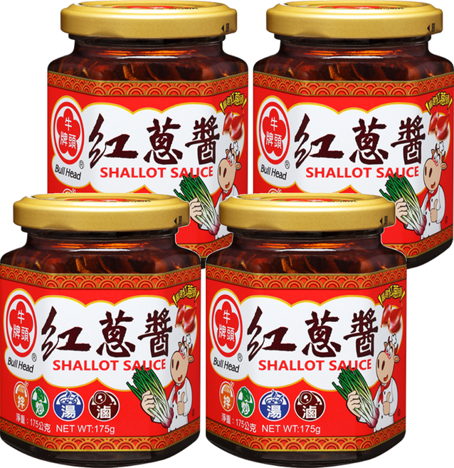 牛頭牌 紅蔥醬, 175g, 4罐