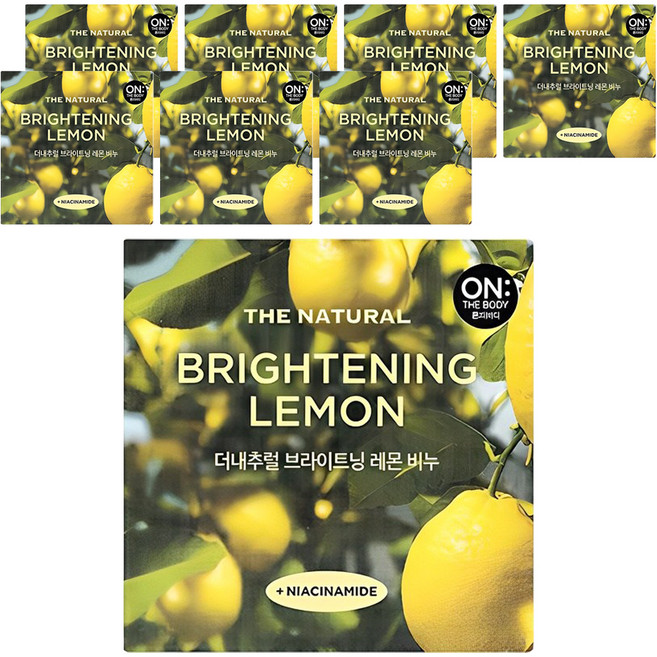 온더바디 산뜻한 비누 레몬버베나, 90g, 8개