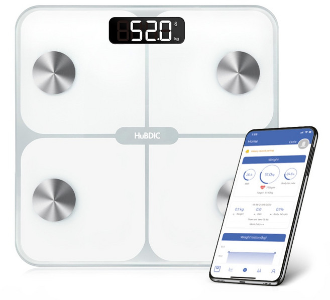 휴비딕 13 in 1 디지털 체지방 체중계, HBF-2200BT, 혼합색상, 1개
