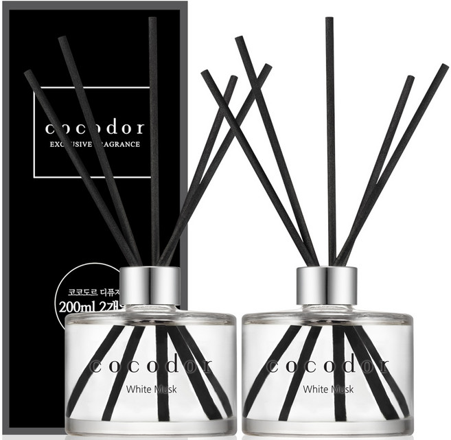 코코도르 디퓨저 200ml x 2p, 화이트머스크