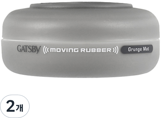 갸스비 무빙러버 그란지 매트 헤어왁스, 80g, 2개