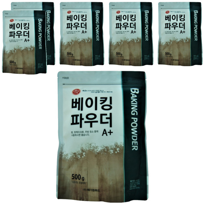 해가원 햇살나래 베이킹파우더 A 플러스, 500g, 6개
