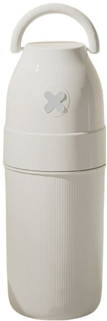 한봄누리 휴대용 칫솔 3in1 케이스, 아이보리, 1개