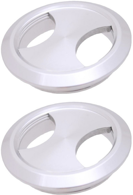 초이스하드웨어 알루미늄 전선 캡, 2개, 실버