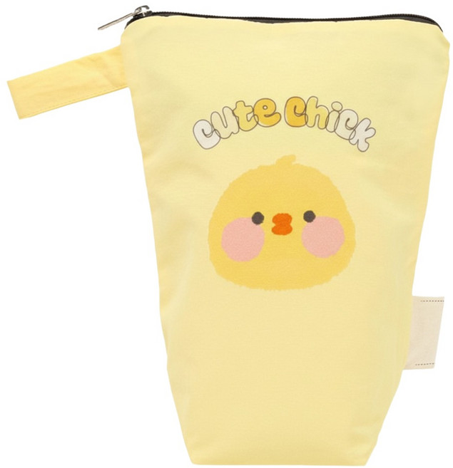 semoms 圓滾滾雙面防水盥洗包 可愛小雞, 黃色, 1個