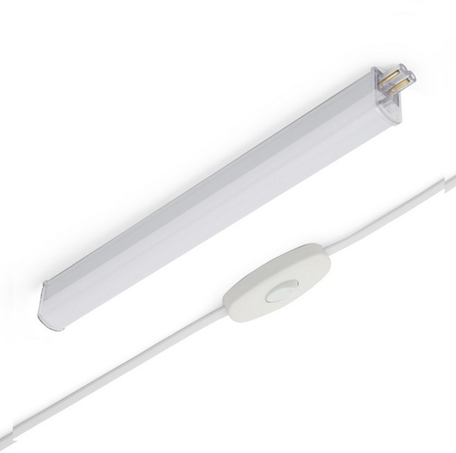 샛별하우스 슬림 LED T5 600mm + 외장용스위치, 전구색, 1개