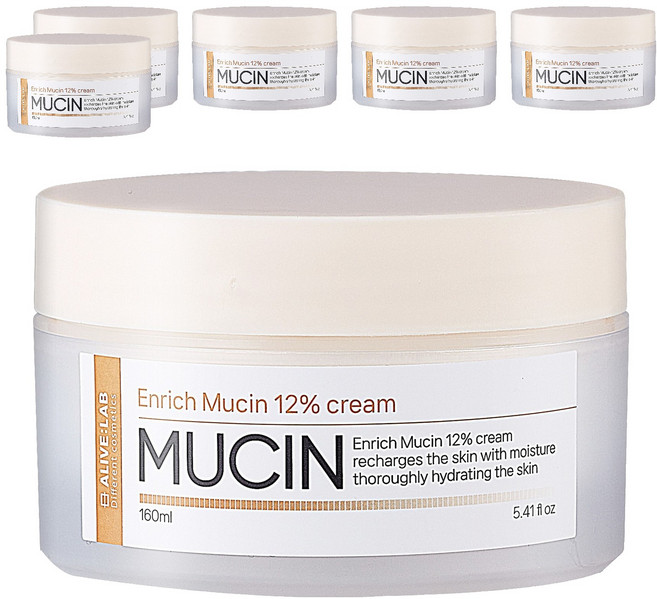 얼라이브랩 엔리치 뮤신 12% 크림, 160ml, 6개