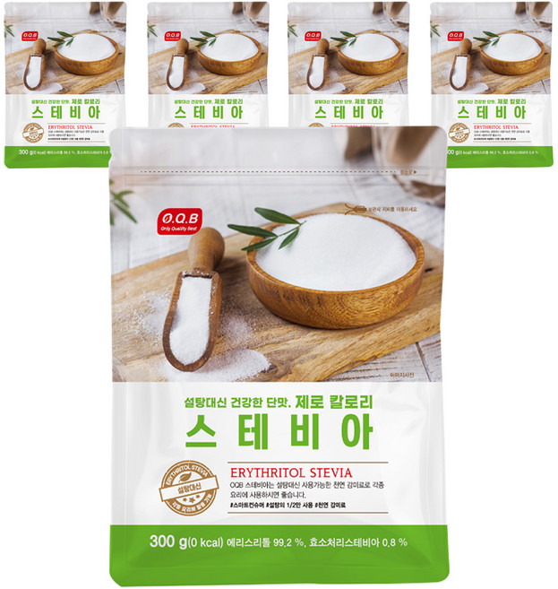 Ocubi 甜葉菊糖, 300g, 5個