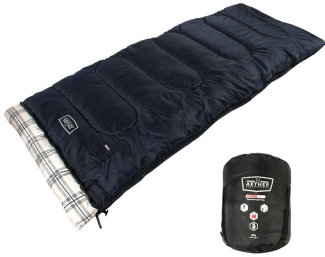 VINSON MASSIF 睡袋 Aiter 基本款 2000g, 藍黑色, 1個
